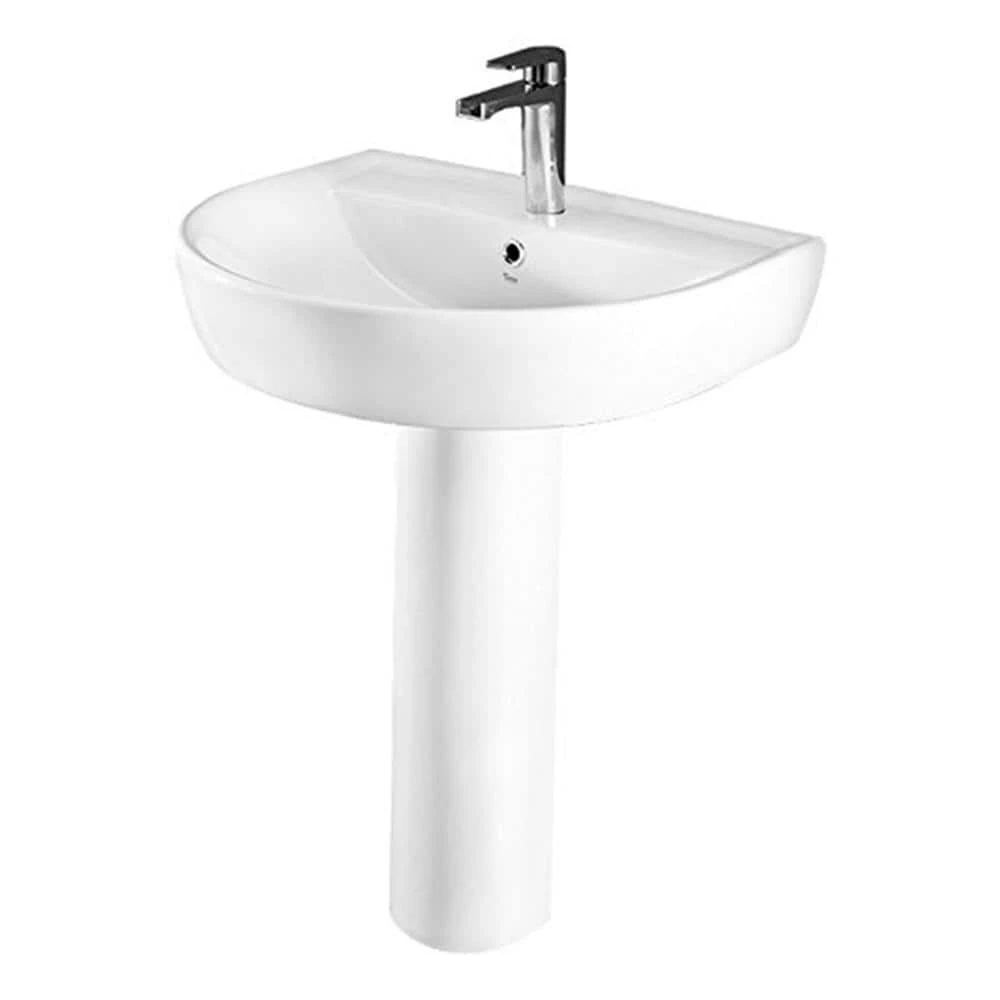 Nameeks Bella Pedestal Sink in White 3 Nameeks Bella Pedestal Sink in White