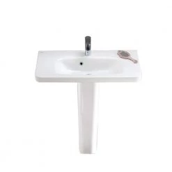 Nameeks Noura Pedestal Sink in White