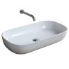 Nameeks Glam Vessel Sink in White -Bathroom Sinks Sales white nameeks vessel sinks scarabeo 1803 no hole 64 1000