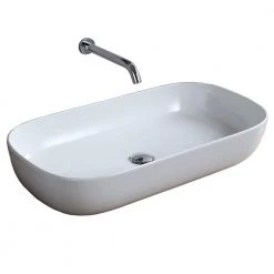 Nameeks Glam Vessel Sink in White