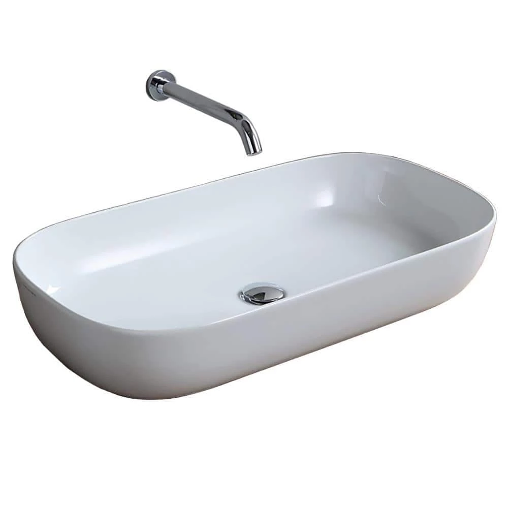 Nameeks Glam Vessel Sink in White 3 Nameeks Glam Vessel Sink in White