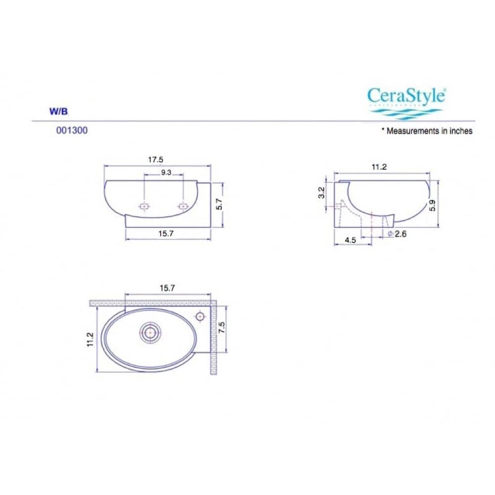 Nameeks Mini Vessel Sink in White 5 Nameeks Mini Vessel Sink in White - Image 3