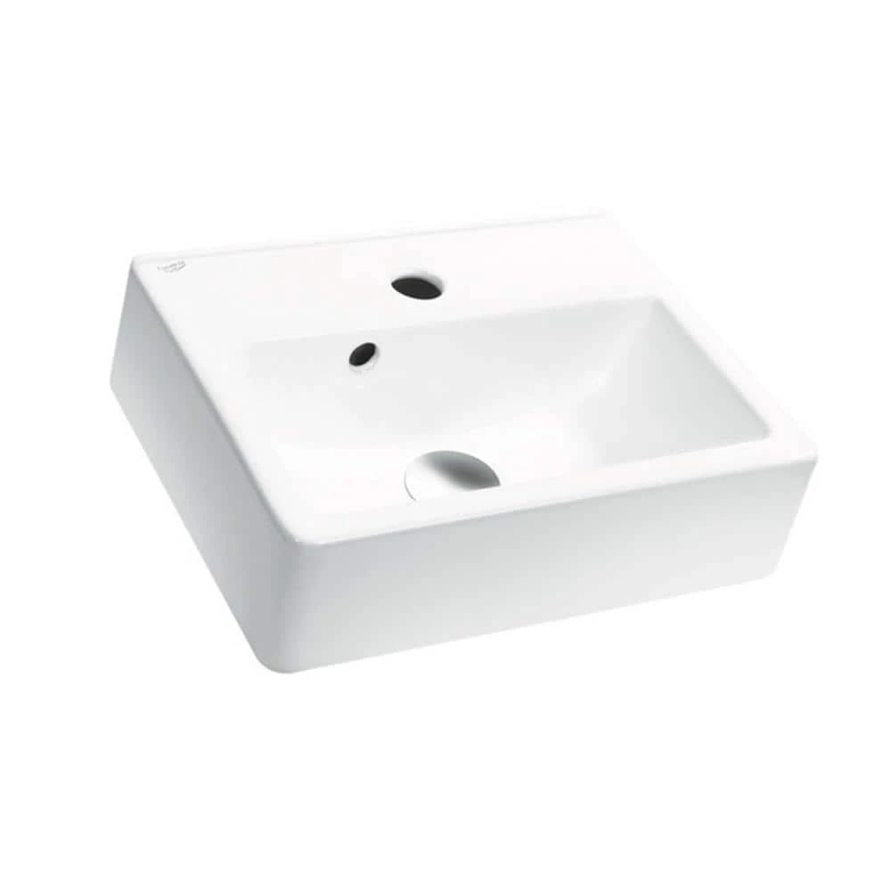 Nameeks Mini Wall Mounted Bathroom Sink in White 3 Nameeks Mini Wall Mounted Bathroom Sink in White