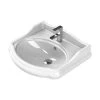 Nameeks 1837 Wall Mounted Bathroom Sink in White -Bathroom Sinks Sales white nameeks wall mount sinks cerastyle 030200 u one hole 64 1000