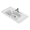 Nameeks Frame Wall Mounted Bathroom Sink in White -Bathroom Sinks Sales white nameeks wall mount sinks cerastyle 031200 u one hole 64 1000