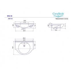 Nameeks Nil Wall Mounted Bathroom Sink in White 7 Nameeks Nil Wall Mounted Bathroom Sink in White -Bathroom Sinks Sales white nameeks wall mount sinks cerastyle 066100 u one hole 4f 1000