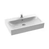 Nameeks Pinto Wall Mounted Bathroom Sink in White 2 Nameeks Pinto Wall Mounted Bathroom Sink in White -Bathroom Sinks Sales white nameeks wall mount sinks cerastyle 080000 u one hole 64 1000