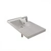 Nameeks ML Wall Mounted Bathroom Sink in White 1 Nameeks ML Wall Mounted Bathroom Sink in White -Bathroom Sinks Sales white nameeks wall mount sinks scarabeo 3008 one hole 64 1000