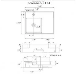 Nameeks Teorema Wall Mounted Vessel Bathroom Sink in White with 3 Faucet Holes 5 Nameeks Teorema Wall Mounted Vessel Bathroom Sink in White with 3 Faucet Holes -Bathroom Sinks Sales white nameeks wall mount sinks scarabeo 5114 three hole c3 1000