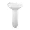 RENOVATORS SUPPLY MANUFACTURING Ondine 16 in. Small Pedestal Combo Bathroom Sink in White with Overflow -Bathroom Sinks Sales white pedestal sinks 11863 64 1000