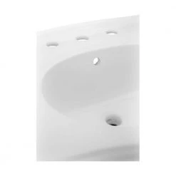 RENOVATORS SUPPLY MANUFACTURING Darbyshire 33-1/2 in. Pedestal Combo Bathroom Sink in White with Overflow 21 RENOVATORS SUPPLY MANUFACTURING Darbyshire 33-1/2 in. Pedestal Combo Bathroom Sink in White with Overflow -Bathroom Sinks Sales white pedestal sinks 13282 44 1000