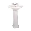 RENOVATORS SUPPLY MANUFACTURING Portsmouth 22 in. Corner Pedestal Combo Bathroom Sink in White with Overflow 2 RENOVATORS SUPPLY MANUFACTURING Portsmouth 22 in. Corner Pedestal Combo Bathroom Sink in White with Overflow -Bathroom Sinks Sales white pedestal sinks 19358 64 1000