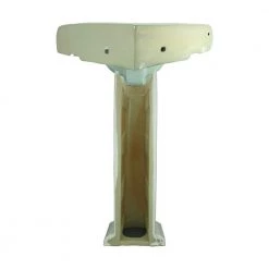 RENOVATORS SUPPLY MANUFACTURING Portsmouth 22 in. Corner Pedestal Combo Bathroom Sink in White with Overflow 10 RENOVATORS SUPPLY MANUFACTURING Portsmouth 22 in. Corner Pedestal Combo Bathroom Sink in White with Overflow -Bathroom Sinks Sales white pedestal sinks 19358 66 1000