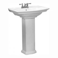 Unbranded Washington 550 22 in. Pedestal Combo Bathroom Sink in White 13 Unbranded Washington 550 22 in. Pedestal Combo Bathroom Sink in White -Bathroom Sinks Sales white pedestal sinks 3 394wh c3 1000