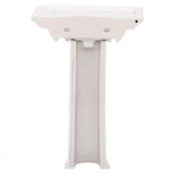 Unbranded Washington 550 22 in. Pedestal Combo Bathroom Sink in White 10 Unbranded Washington 550 22 in. Pedestal Combo Bathroom Sink in White -Bathroom Sinks Sales white pedestal sinks 3 394wh e1 1000