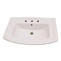 Unbranded Washington 765 30 in. Pedestal Combo Bathroom Sink for 8 in. Widespread in White -Bathroom Sinks Sales white pedestal sinks 3 498wh a0 1000