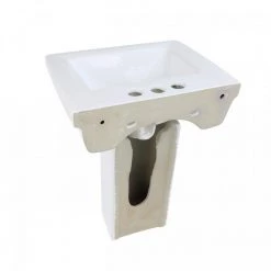 RENOVATORS SUPPLY MANUFACTURING Children's 21.5 in. H Pedestal Sinks Porcelain in White (Set of 2) 15 RENOVATORS SUPPLY MANUFACTURING Children's 21.5 in. H Pedestal Sinks Porcelain in White (Set of 2) -Bathroom Sinks Sales white pedestal sinks 30686 66 1000
