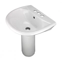 RENOVATORS SUPPLY MANUFACTURING Child 20.75 in. H Pedestal Sink Porcelain Mini Toddler in White (Set of 2) -Bathroom Sinks Sales white pedestal sinks 31869 a0 1000