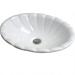 Pegasus Corona Drop-In Bathroom Sink in White