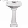 Pegasus Victoria 26 in. Pedestal Combo Bathroom Sink for 4 in. Centerset in White 1 Pegasus Victoria 26 in. Pedestal Combo Bathroom Sink for 4 in. Centerset in White -Bathroom Sinks Sales white pegasus pedestal sinks 3 754wh 64 1000