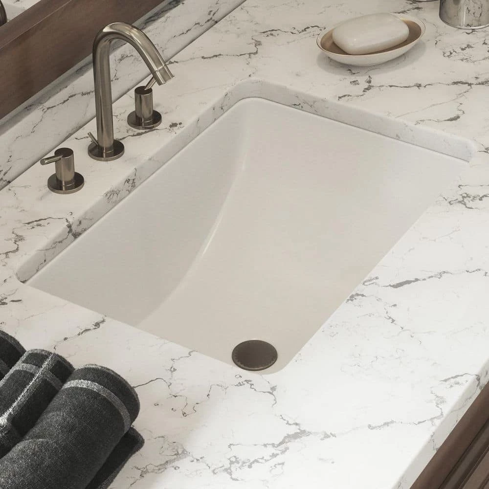 PELHAM & WHITE Packard 21 in. Undermount Ceramic Rectangular Bathroom Sink in White 3 PELHAM & WHITE Packard 21 in. Undermount Ceramic Rectangular Bathroom Sink in White