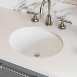 PELHAM & WHITE Newcastle 20 in. Undermount Ceramic Oval Bathroom Sink in White -Bathroom Sinks Sales white pelham white undermount bathroom sinks pwl1001 1f 1000