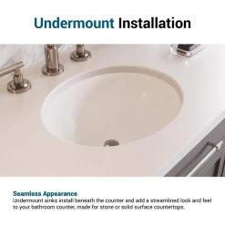 PELHAM & WHITE Newcastle 20 in. Undermount Ceramic Oval Bathroom Sink in White -Bathroom Sinks Sales white pelham white undermount bathroom sinks pwl1001 44 1000