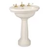 RENOVATORS SUPPLY MANUFACTURING Philadelphia 26 in. Pedestal Sink with Oval-Shaped Vessel China Gloss in Biscuit -Bathroom Sinks Sales white renovators supply manufacturing pedestal sinks 97250 64 1000