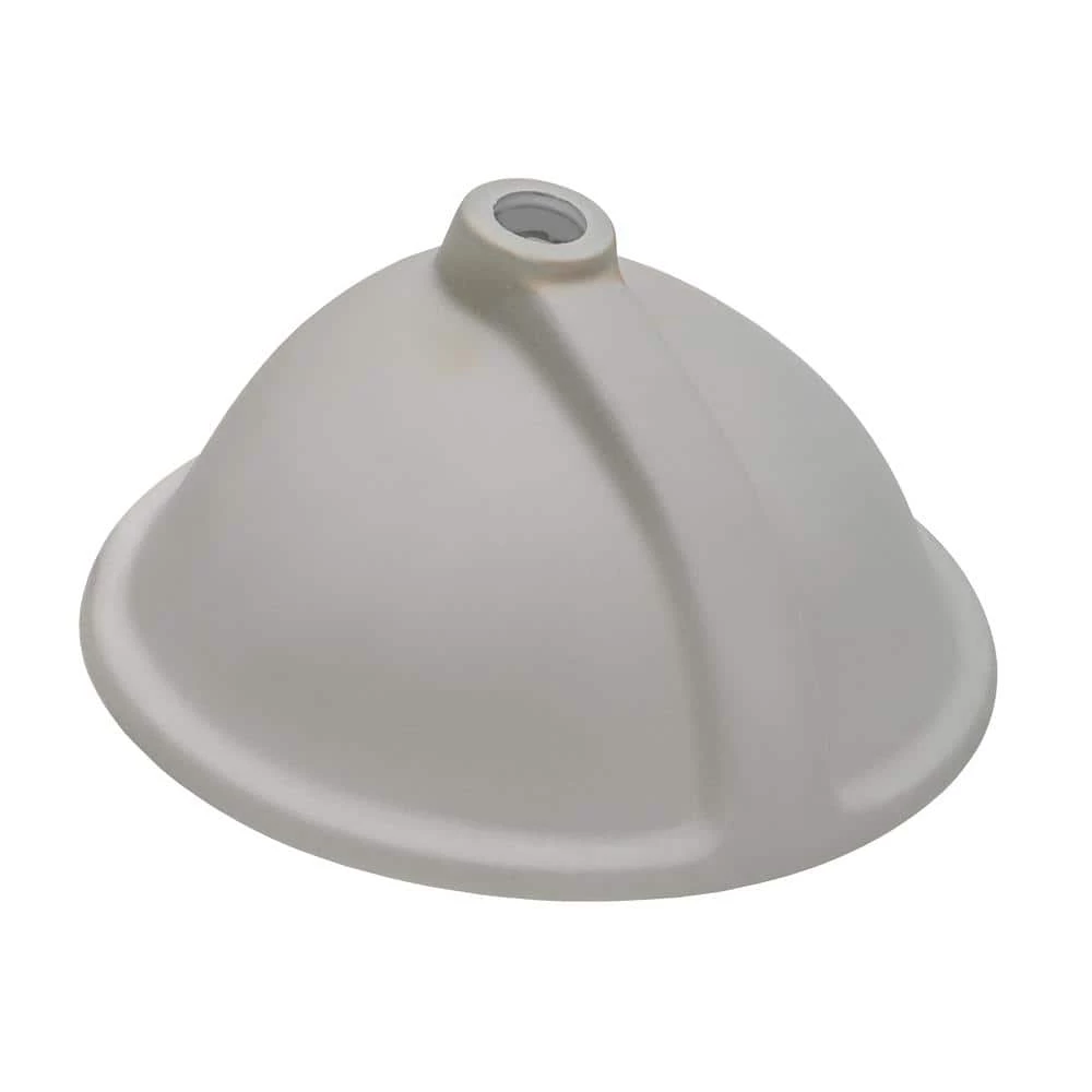 Ruvati 16 in. x 13 in. Oval Undermount Vanity Bathroom Porcelain Ceramic with Overflow in White 6 Ruvati 16 in. x 13 in. Oval Undermount Vanity Bathroom Porcelain Ceramic with Overflow in White - Image 4