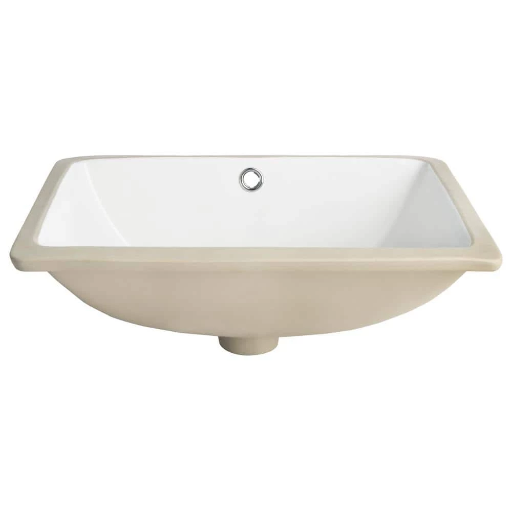 SAFAVIEH Solea Seaton Undermount Bathroom Sink in White with Overflow Drain 3 SAFAVIEH Solea Seaton Undermount Bathroom Sink in White with Overflow Drain