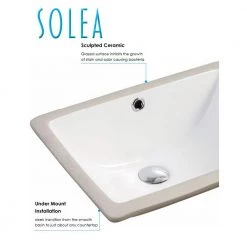 SAFAVIEH Solea Seaton Undermount Bathroom Sink in White with Overflow Drain 14 SAFAVIEH Solea Seaton Undermount Bathroom Sink in White with Overflow Drain -Bathroom Sinks Sales white safavieh undermount bathroom sinks bsk5405a fa 1000