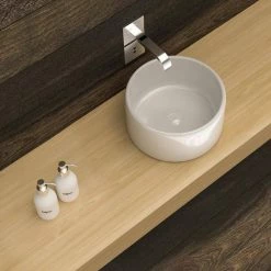 Satico Amuering 16 in. Topmount Bathroom Sink Basin in White 14 Satico Amuering 16 in. Topmount Bathroom Sink Basin in White -Bathroom Sinks Sales white satico drop in bathroom sinks 16tay17 76 1000