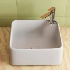 Satico 17 in. Topmount Bathroom Sink Basin in White -Bathroom Sinks Sales white satico drop in bathroom sinks 16tay18 4f 1000