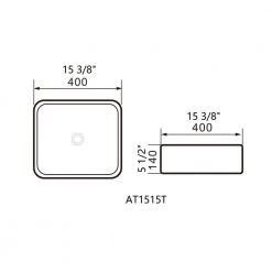 Satico Amuering 15 in. Topmount Bathroom Sink Basin in White -Bathroom Sinks Sales white satico drop in bathroom sinks 16tay19 c3 1000