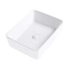 Satico Amuering 19 in. Topmount Bathroom Sink Basin in White 2 Satico Amuering 19 in. Topmount Bathroom Sink Basin in White -Bathroom Sinks Sales white satico drop in bathroom sinks 16tay22 64 1000