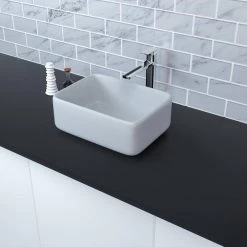 Satico Amuering 19.63 in. Topmount Bathroom Sink Basin in White -Bathroom Sinks Sales white satico drop in bathroom sinks 16tay25 44 1000