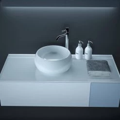 Satico Amuering 15 in. Topmount Bathroom Sink in White -Bathroom Sinks Sales white satico drop in bathroom sinks 16tay31 1f 1000
