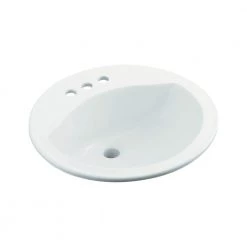 Sterling Modesto 19 in. Drop-In Bathroom Sink in White
