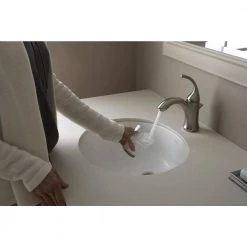 STERLING Wescott Under-Mounted Vitreous China Bathroom Sink in White with Overflow Drain 9 STERLING Wescott Under-Mounted Vitreous China Bathroom Sink in White with Overflow Drain -Bathroom Sinks Sales white sterling undermount bathroom sinks 442050 0 1f 1000