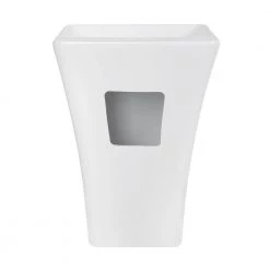 Streamline 23.6 in. Solid Surface Resin Pedestal Sink Basin in White 14 Streamline 23.6 in. Solid Surface Resin Pedestal Sink Basin in White -Bathroom Sinks Sales white streamline pedestal sinks k 1121 24 1d 1000