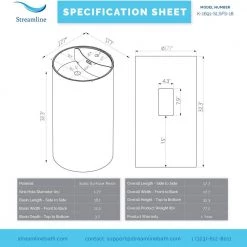Streamline 17.7 in. Solid Surface Resin Pedestal Sink Basin in White -Bathroom Sinks Sales white streamline pedestal sinks k 1691 slsfs 18 44 1000