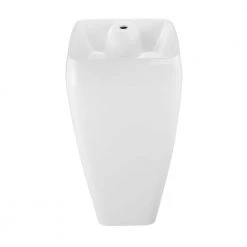 Swiss Madison Carre Glossy, White Ceramic Square Pedestal Sink -Bathroom Sinks Sales white swiss madison pedestal sinks sm ps311 a0 1000