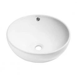 Swiss Madison Sublime Round Vessel Sink in White -Bathroom Sinks Sales white swiss madison vessel sinks sm vs212 40 1000