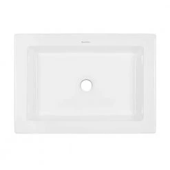 Swiss Madison Voltaire Ceramic Rectangle Vessel Sink in White -Bathroom Sinks Sales white swiss madison vessel sinks sm vs282 1d 1000
