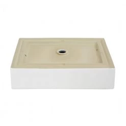 Swiss Madison Voltaire Ceramic Rectangle Vessel Sink in White -Bathroom Sinks Sales white swiss madison vessel sinks sm vs282 66 1000