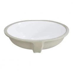 Taholi 19 in. x 15 in. x 8 in. Oval Ceramic Undermount Bathroom Sink in White -Bathroom Sinks Sales white taholi undermount bathroom sinks dj w122549614 4f 1000