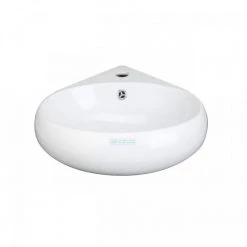 RENOVATORS SUPPLY MANUFACTURING Oscar 14-1/2 in. Corner Wall Mounted Bathroom Sink in White with Overflow 12 RENOVATORS SUPPLY MANUFACTURING Oscar 14-1/2 in. Corner Wall Mounted Bathroom Sink in White with Overflow -Bathroom Sinks Sales white wall mount sinks 17940 1f 1000