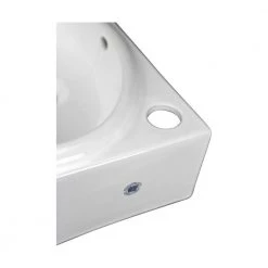 RENOVATORS SUPPLY MANUFACTURING Carlin 16 in. Corner Wall Mounted Bathroom Sink in White with Overflow -Bathroom Sinks Sales white wall mount sinks 17941 44 1000