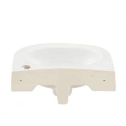 Unbranded Tina Wall-Mounted Bathroom Sink in White 10 Unbranded Tina Wall-Mounted Bathroom Sink in White -Bathroom Sinks Sales white wall mount sinks 4 551wh 40 1000