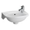 Unbranded Tina Wall-Mounted Bathroom Sink in White -Bathroom Sinks Sales white wall mount sinks 4 551wh 64 1000